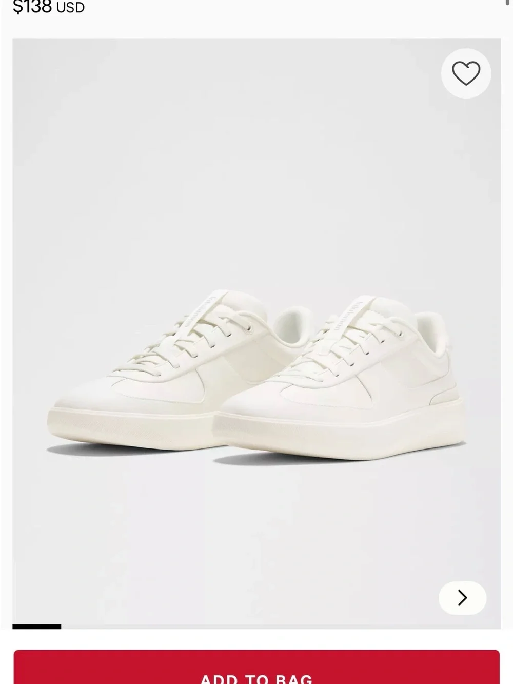 lululemon athletica Cream Low-Top Sneakers - Picture 1 of 11